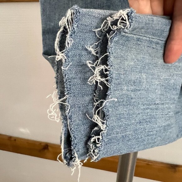 Mother The Stunner Ankle Fray Tinge Wash Denim Jean Sz‎ 25 - Picture 8 of 13